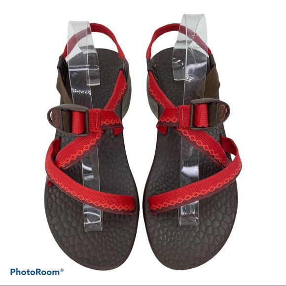 Chaco Sandal Z1 Classic Sport Red/Brown Women’s 11 - Picture 3 of 13
